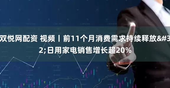 双悦网配资 视频丨前11个月消费需求持续释放&#32;日用家电销售增长超20%